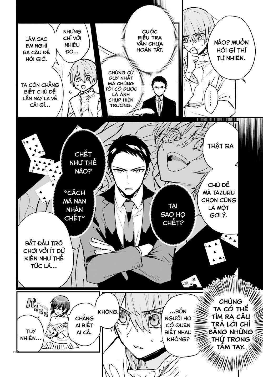 Kẻ Hoạ Sát: Tử Tù Kazami Tazuru Chapter 6 trang 14