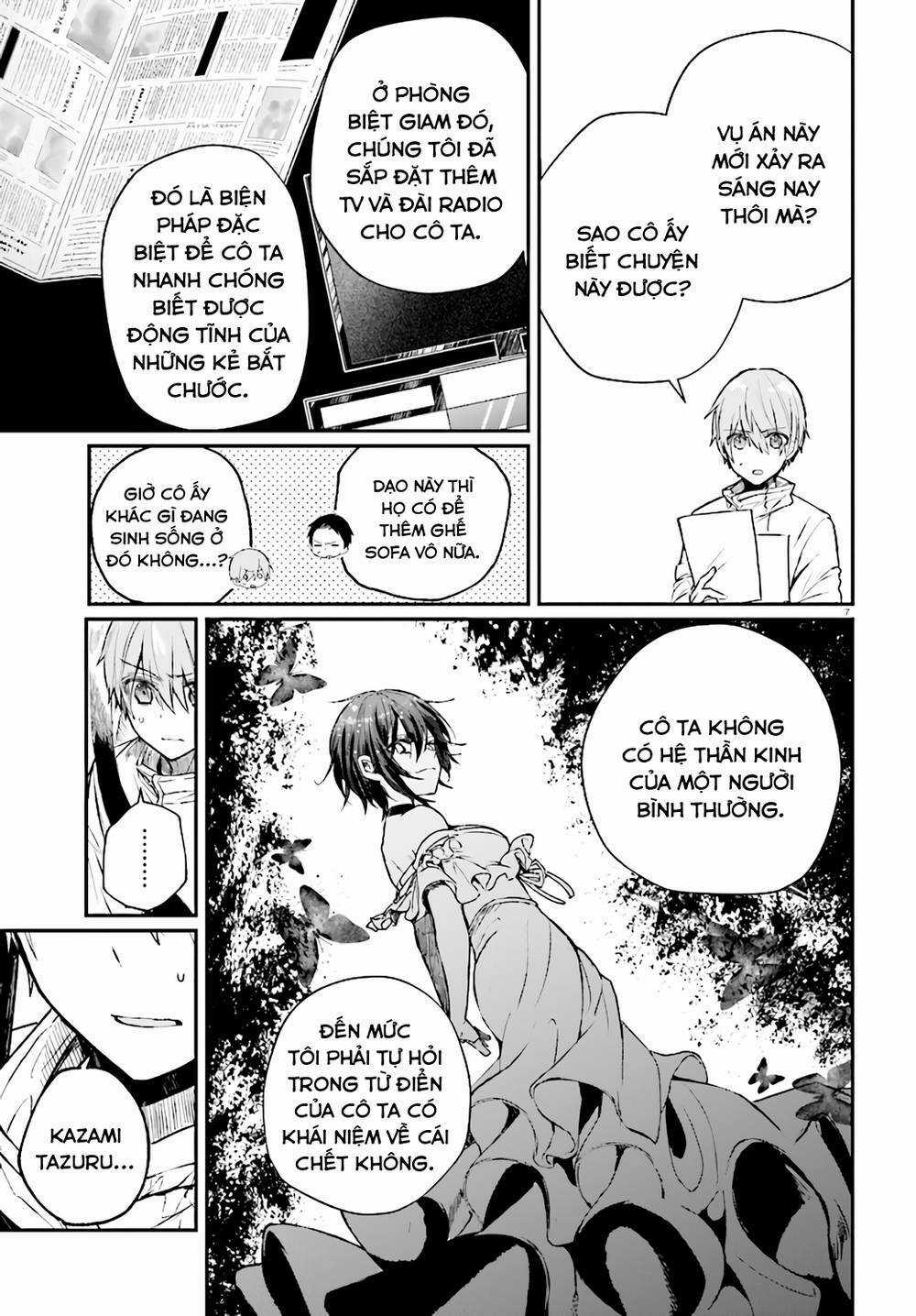 Kẻ Hoạ Sát: Tử Tù Kazami Tazuru Chapter 6 trang 7
