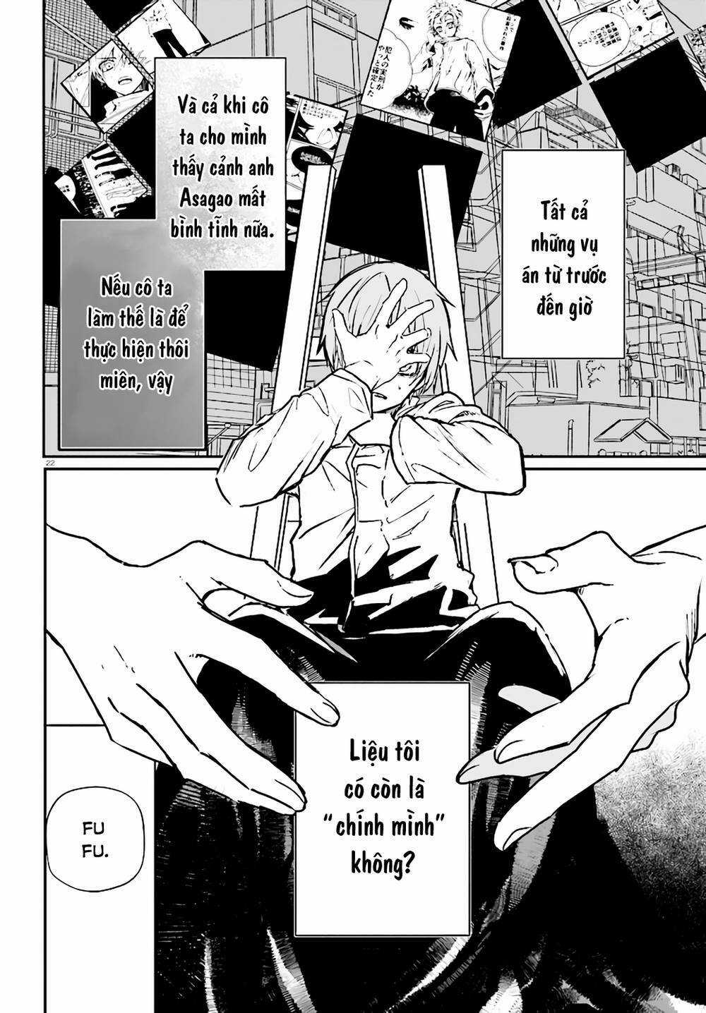 Kẻ Hoạ Sát: Tử Tù Kazami Tazuru Chapter 7 trang 22