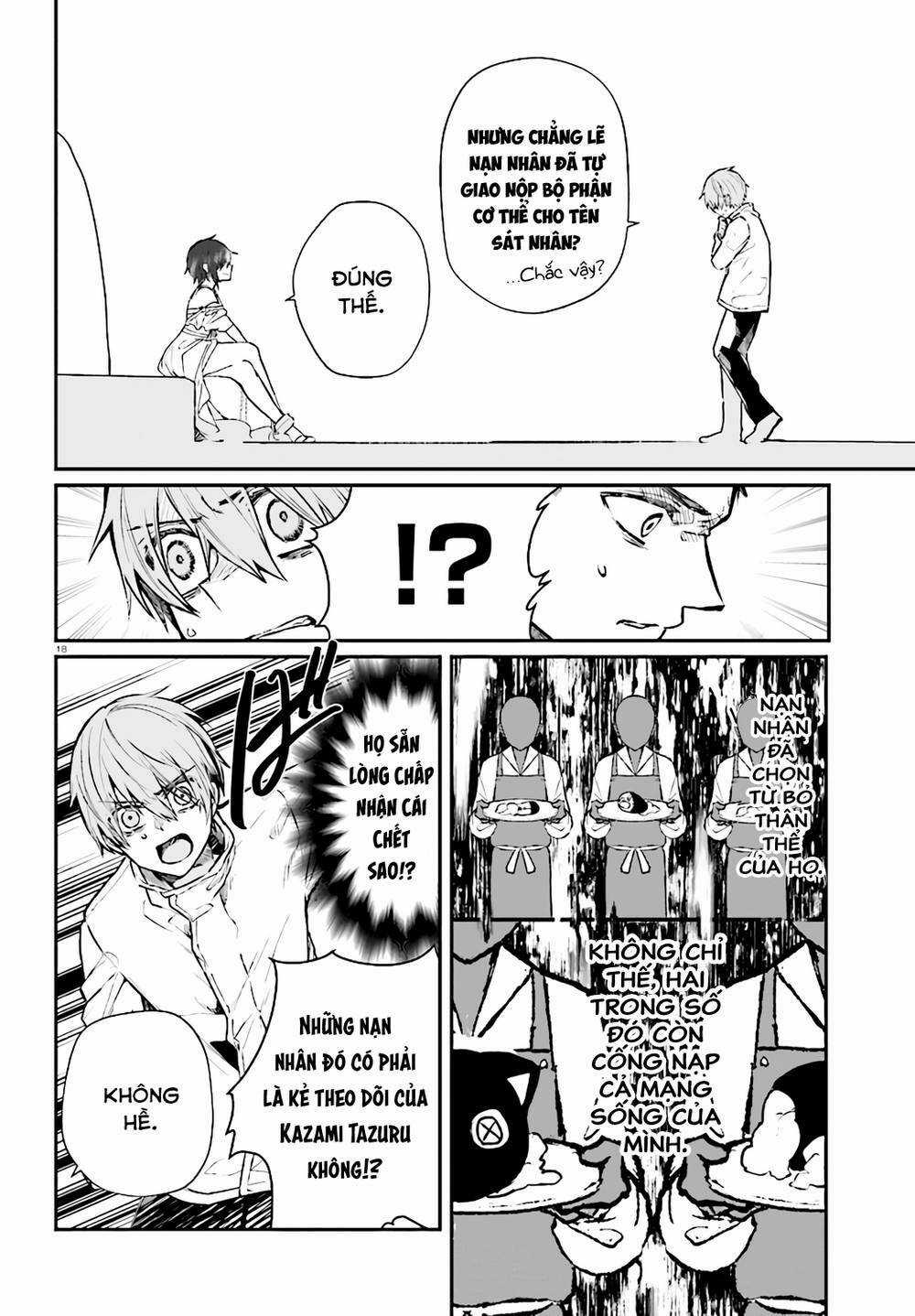 Kẻ Hoạ Sát: Tử Tù Kazami Tazuru Chapter 8 trang 18