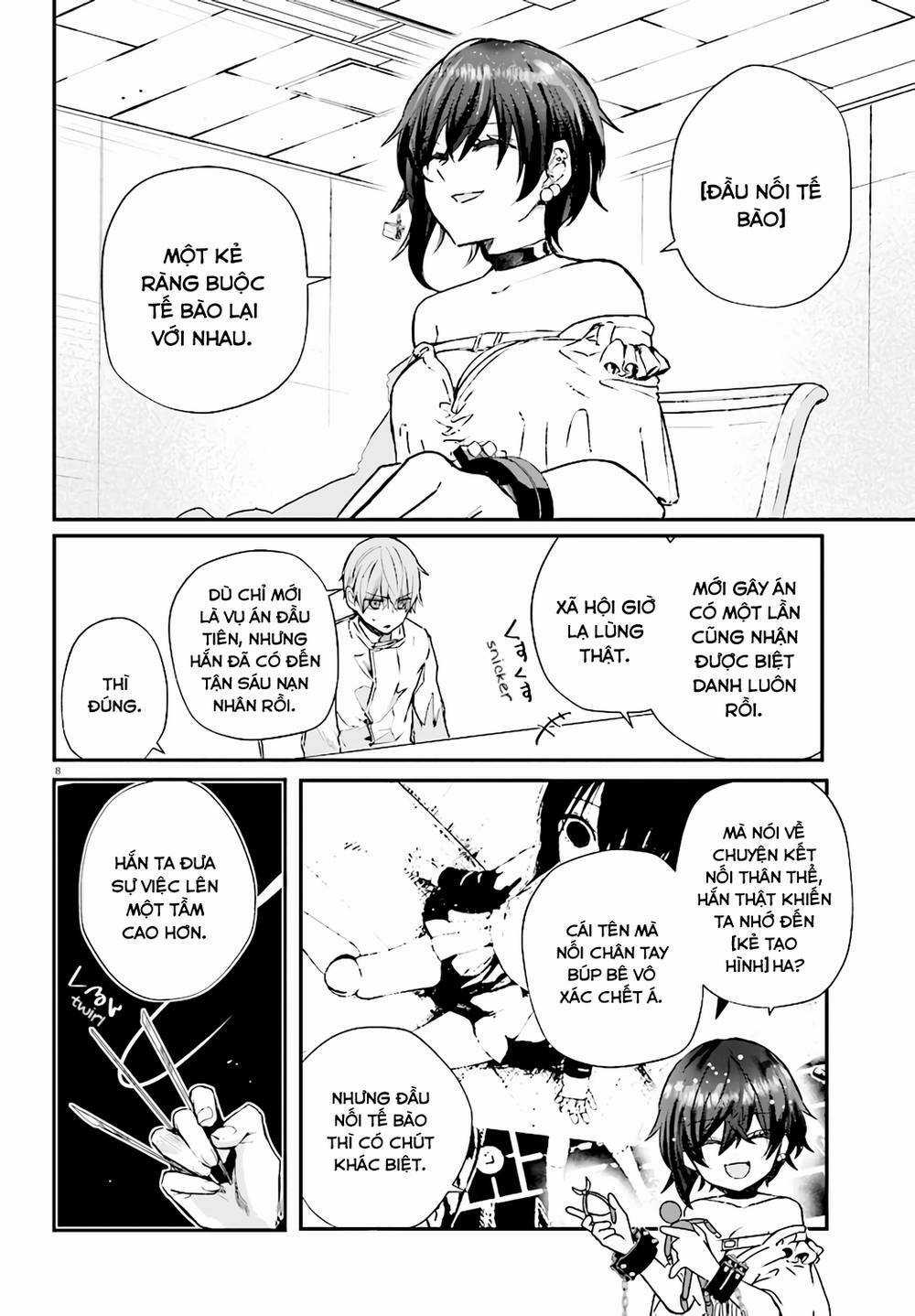 Kẻ Hoạ Sát: Tử Tù Kazami Tazuru Chapter 8 trang 8