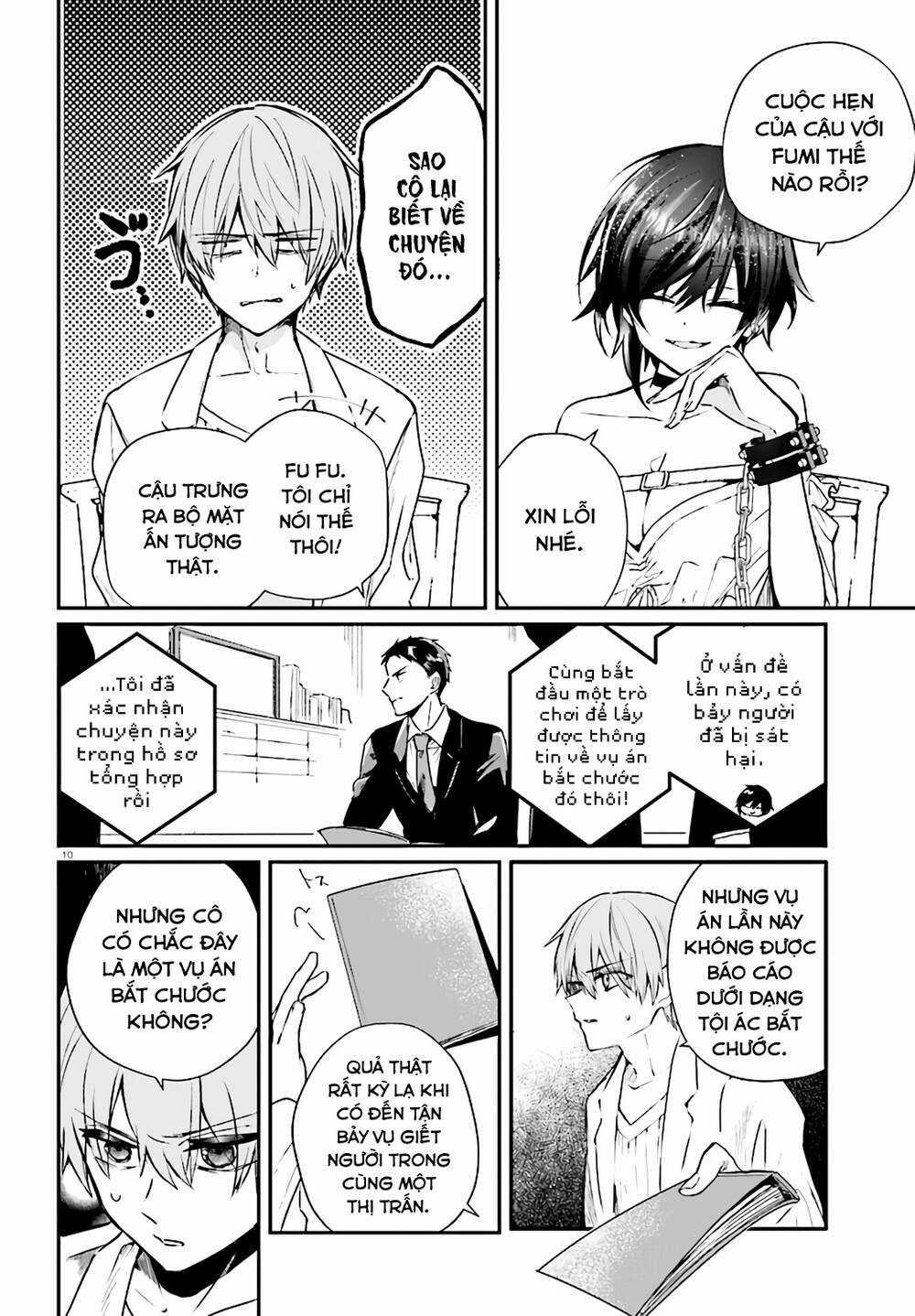 Kẻ Hoạ Sát: Tử Tù Kazami Tazuru Chapter 9 trang 10