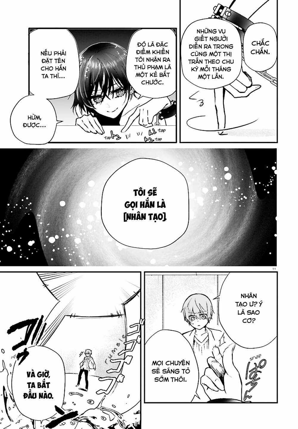 Kẻ Hoạ Sát: Tử Tù Kazami Tazuru Chapter 9 trang 11