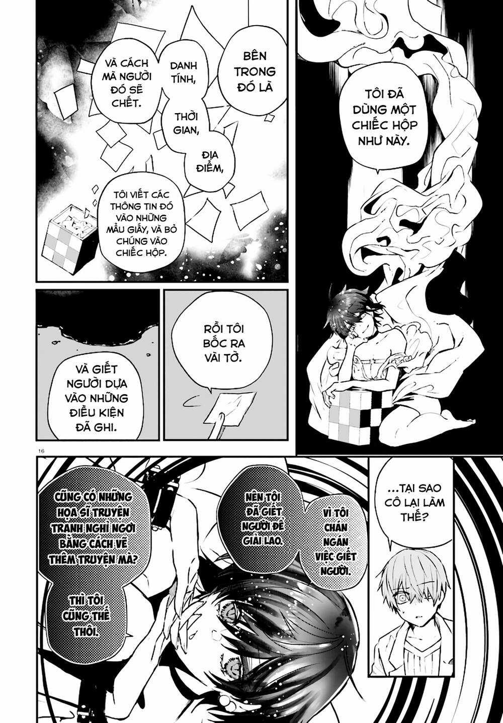 Kẻ Hoạ Sát: Tử Tù Kazami Tazuru Chapter 9 trang 16