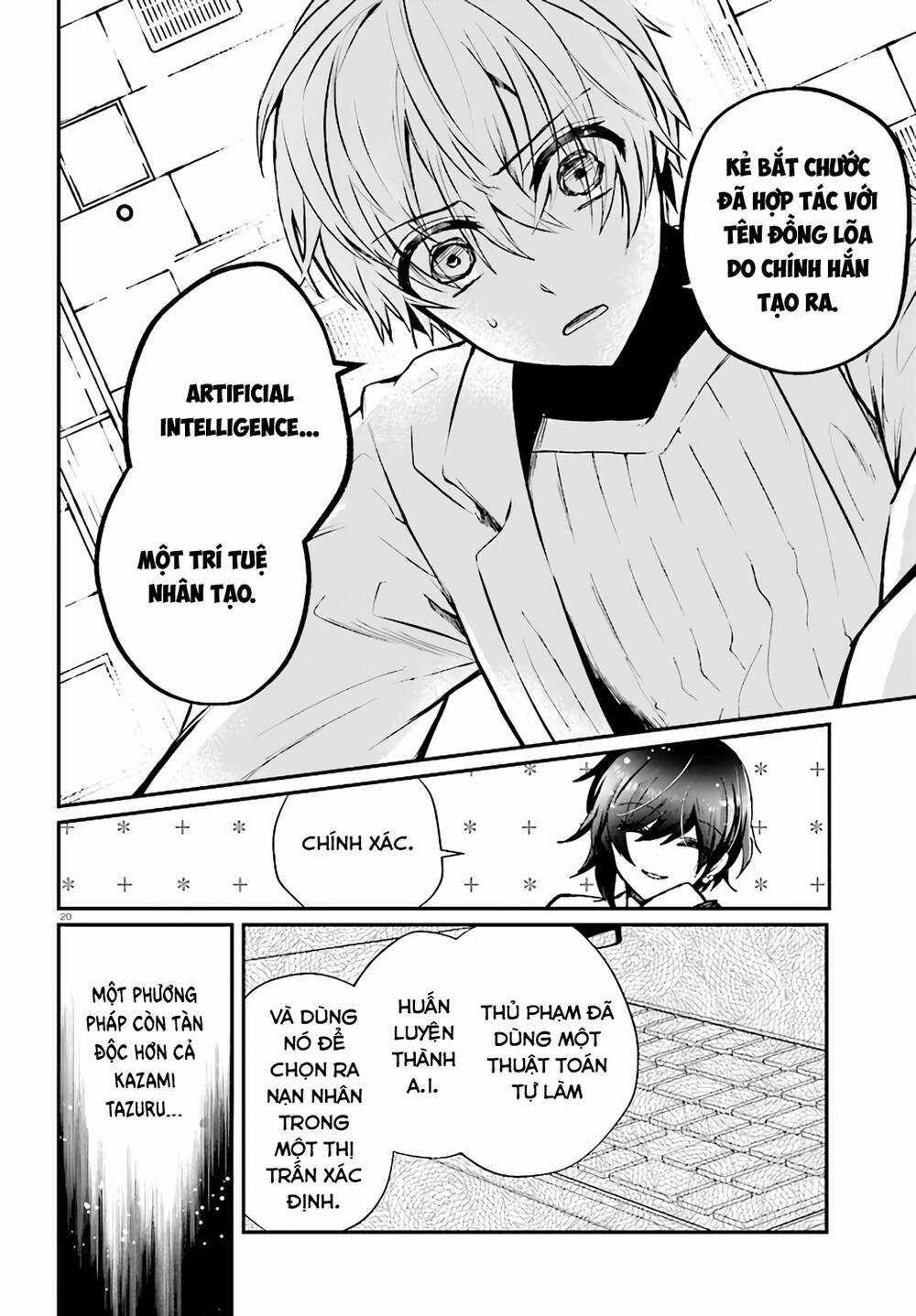 Kẻ Hoạ Sát: Tử Tù Kazami Tazuru Chapter 9 trang 20