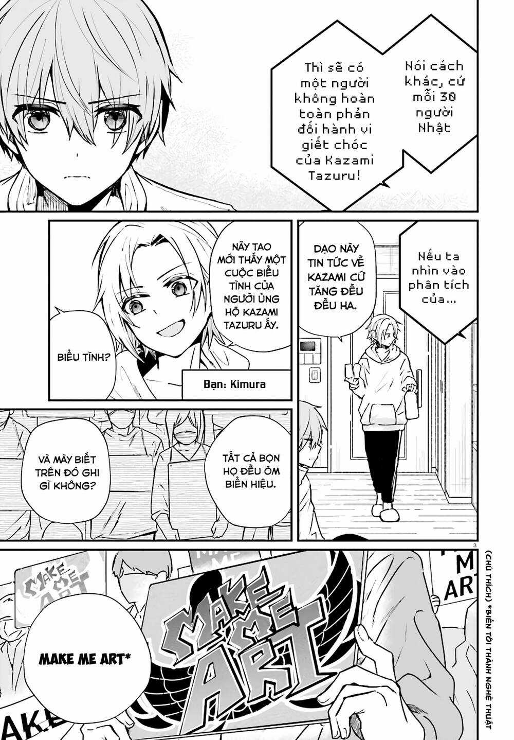 Kẻ Hoạ Sát: Tử Tù Kazami Tazuru Chapter 9 trang 3