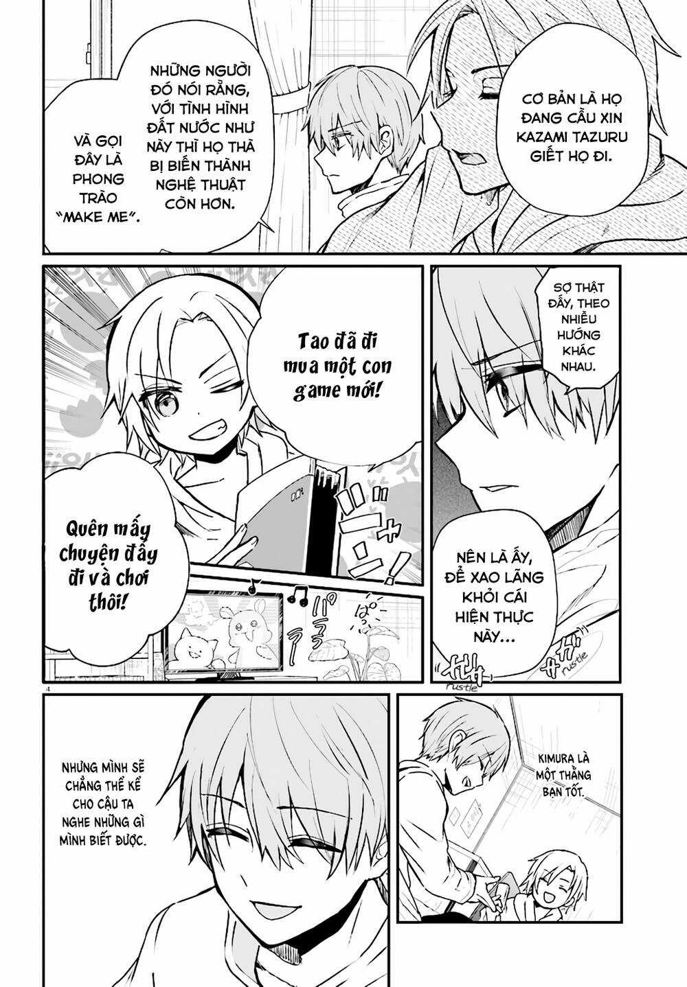 Kẻ Hoạ Sát: Tử Tù Kazami Tazuru Chapter 9 trang 4