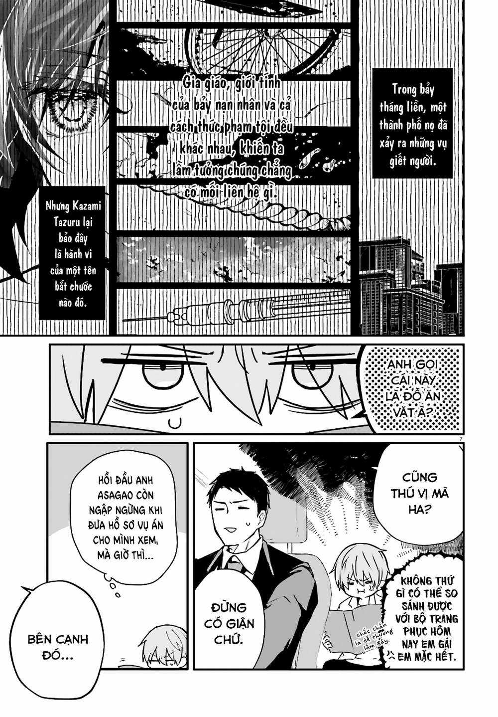 Kẻ Hoạ Sát: Tử Tù Kazami Tazuru Chapter 9 trang 7