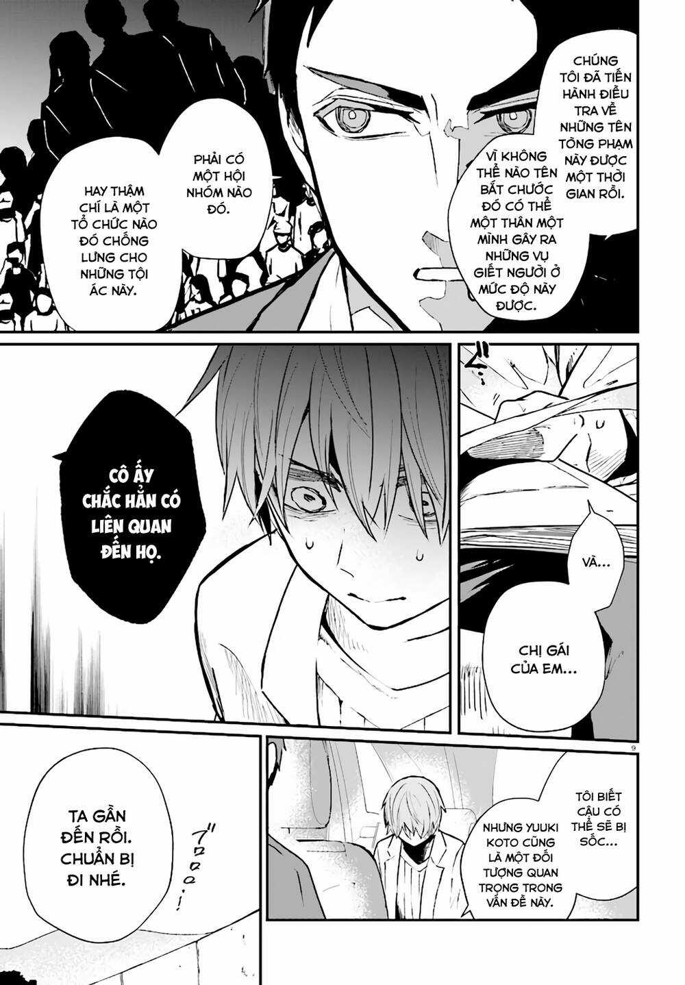 Kẻ Hoạ Sát: Tử Tù Kazami Tazuru Chapter 9 trang 9