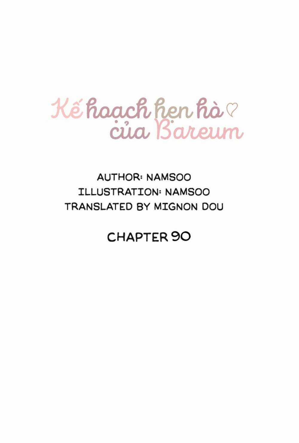 Kế Hoạch Hẹn Hò Của Bareum Chapter 90 trang 35