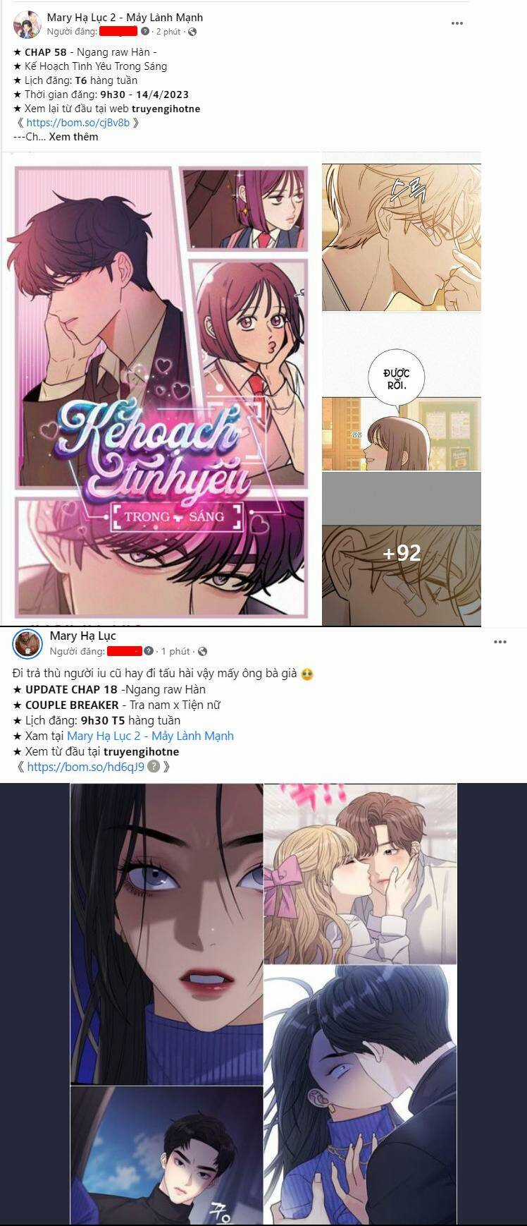 Kế Hoạch Tình Yêu Trong Sáng Chapter 58.2 trang 26