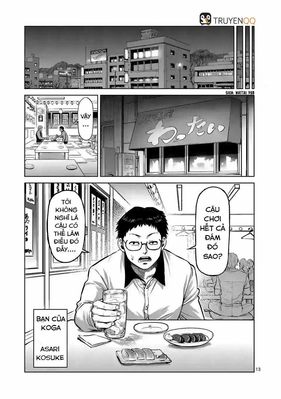 Kengan Ashura Phần 2 Chapter 1 trang 13