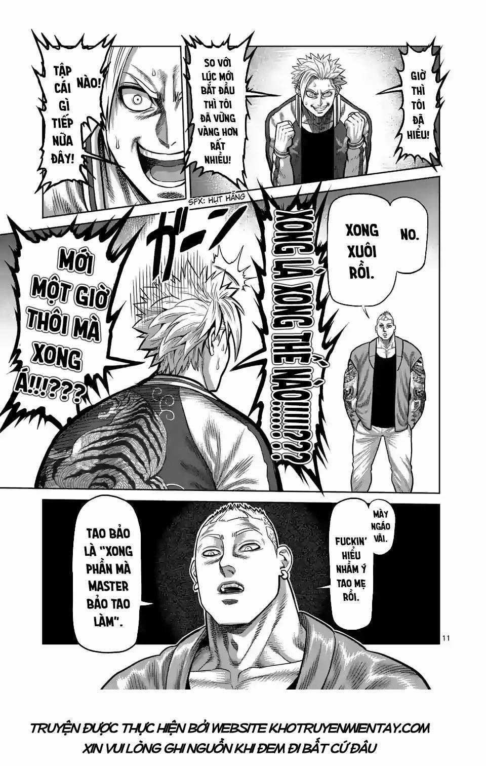 Kengan Ashura Phần 2 Chapter 18 trang 11