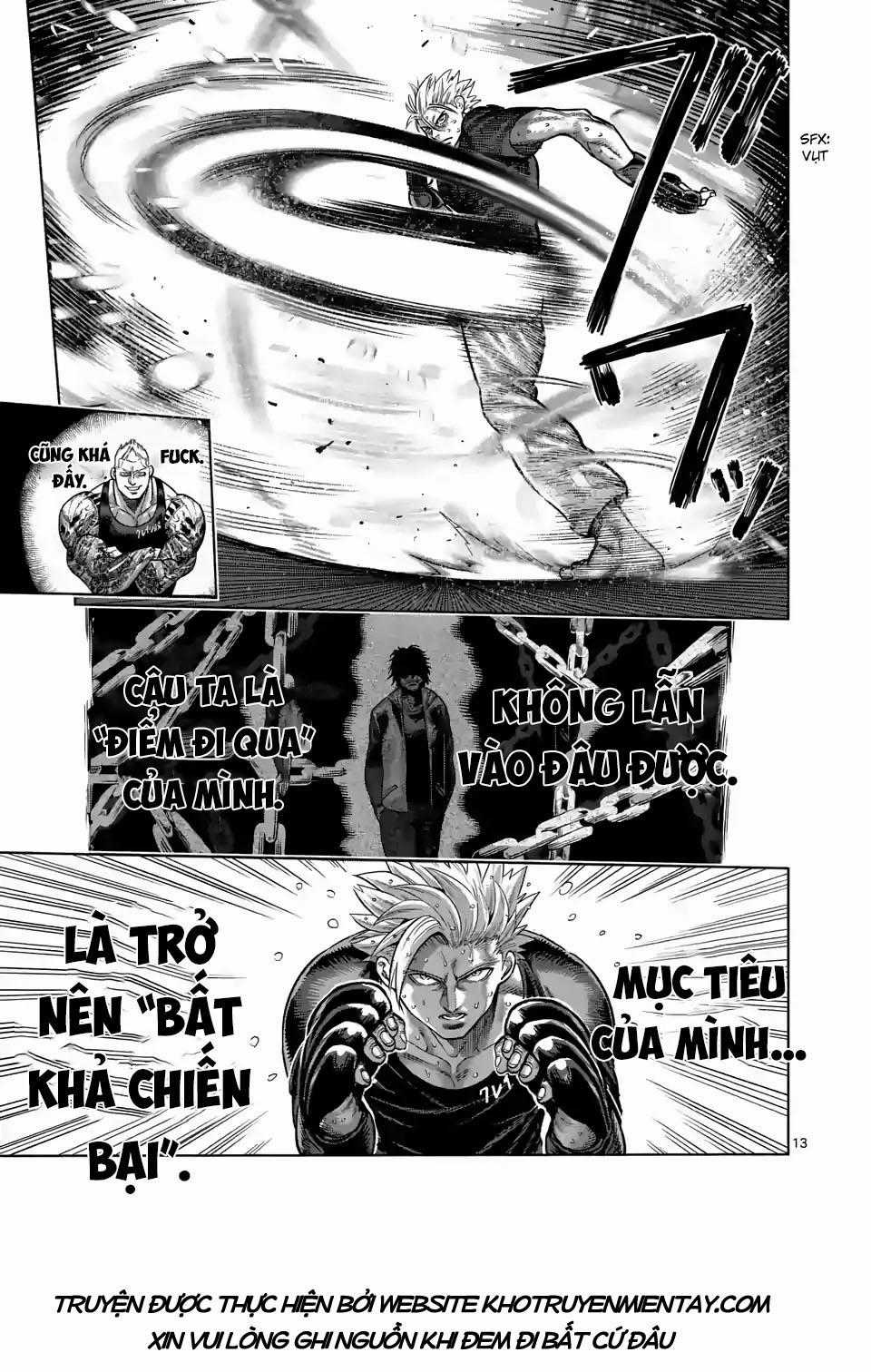Kengan Ashura Phần 2 Chapter 19 trang 13
