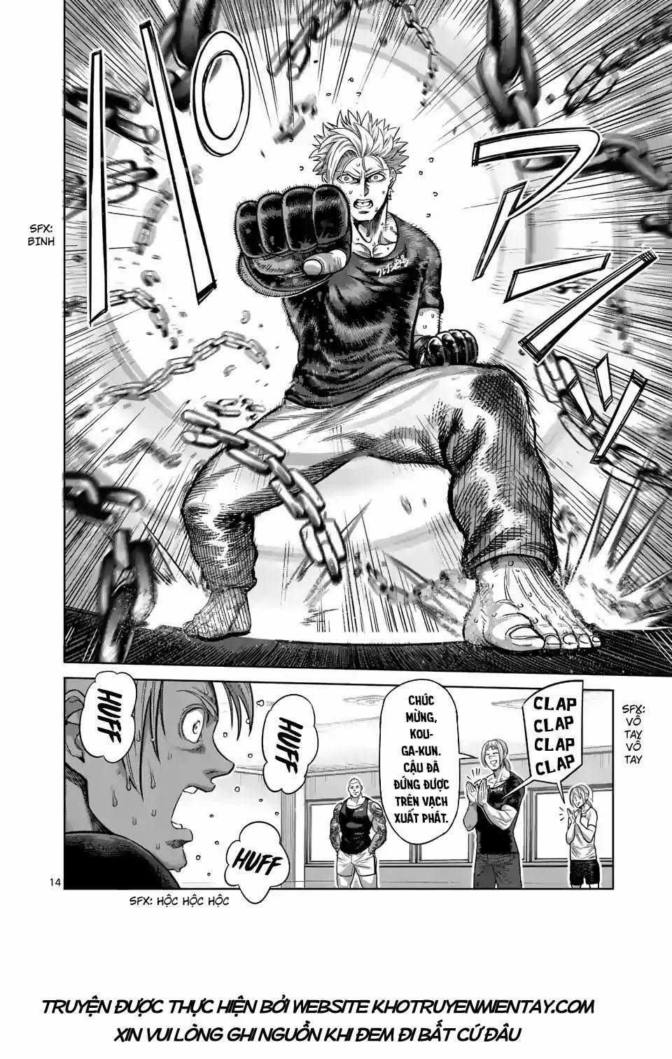 Kengan Ashura Phần 2 Chapter 19 trang 14