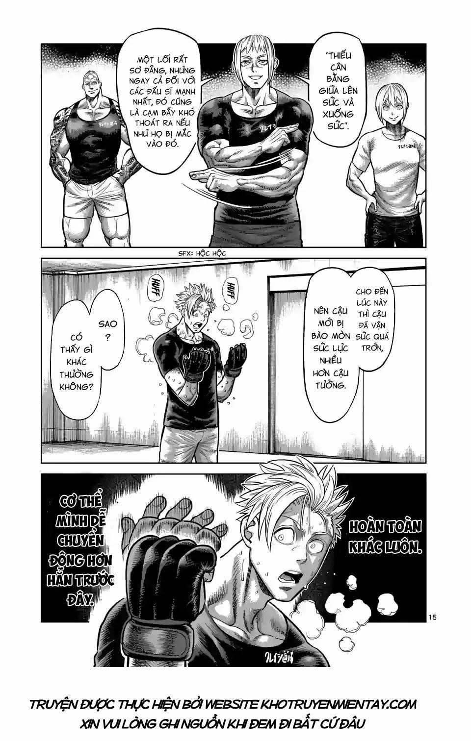 Kengan Ashura Phần 2 Chapter 19 trang 15