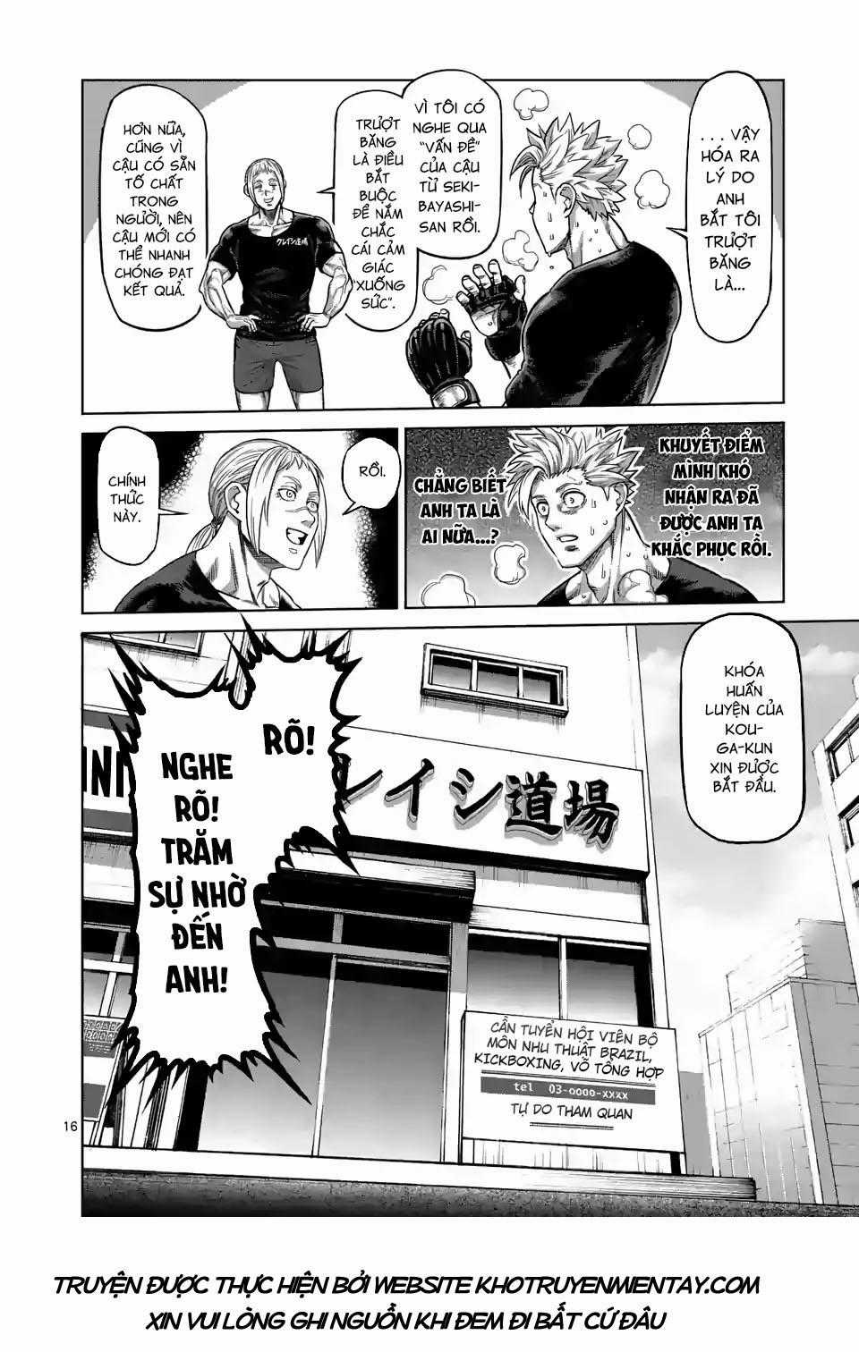 Kengan Ashura Phần 2 Chapter 19 trang 16