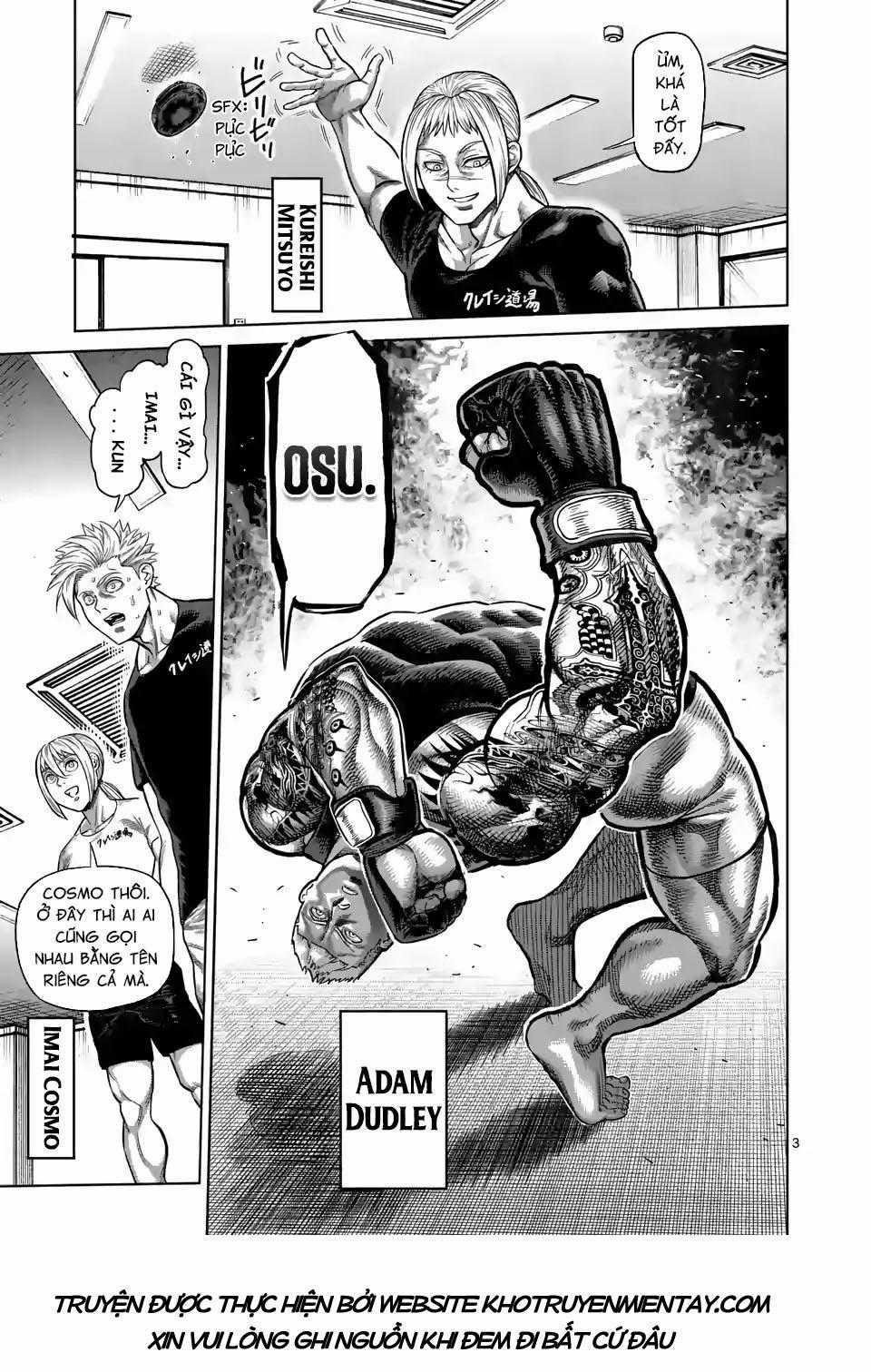 Kengan Ashura Phần 2 Chapter 19 trang 3