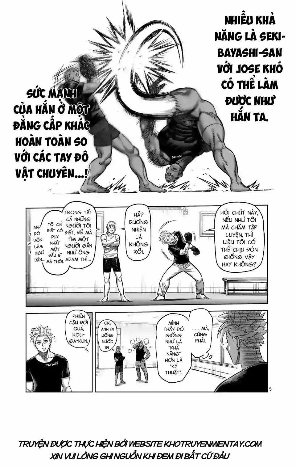 Kengan Ashura Phần 2 Chapter 19 trang 5