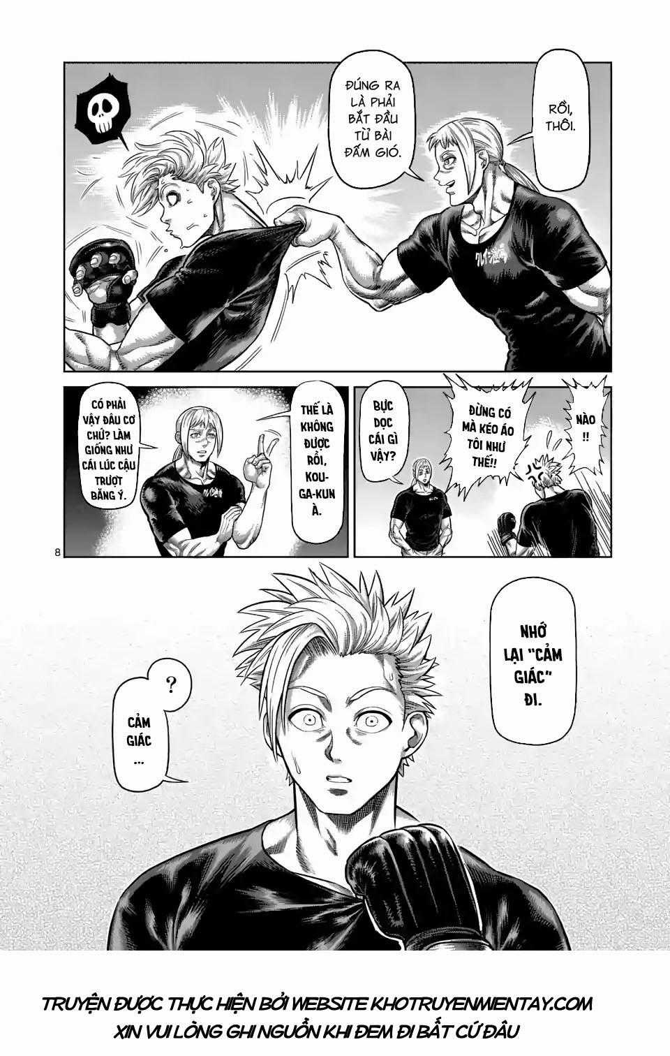 Kengan Ashura Phần 2 Chapter 19 trang 8