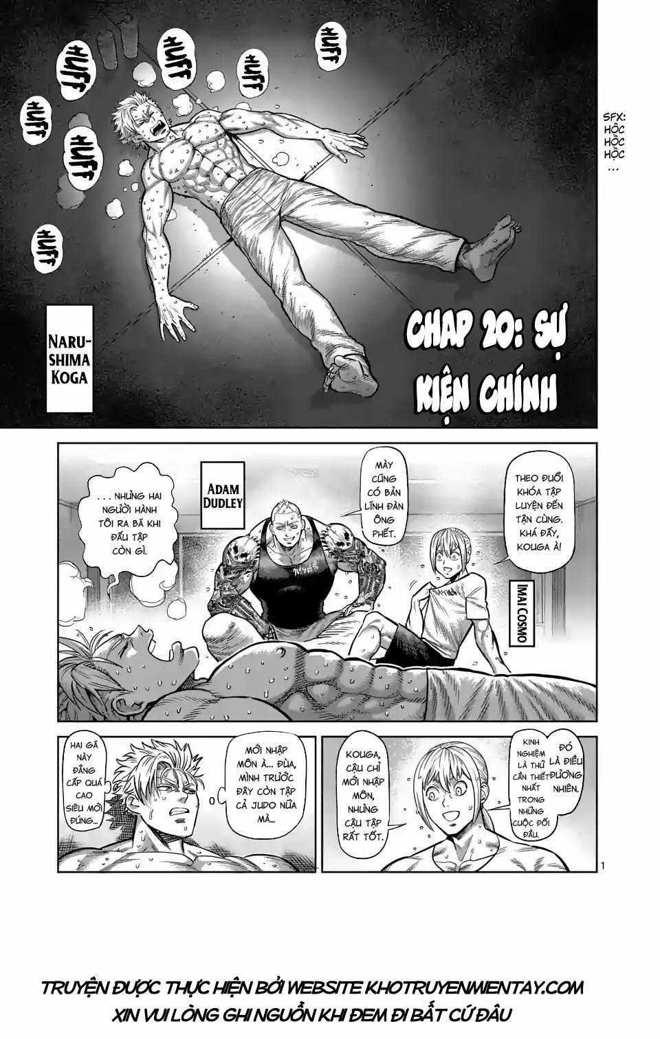 Kengan Ashura Phần 2 Chapter 20 trang 1
