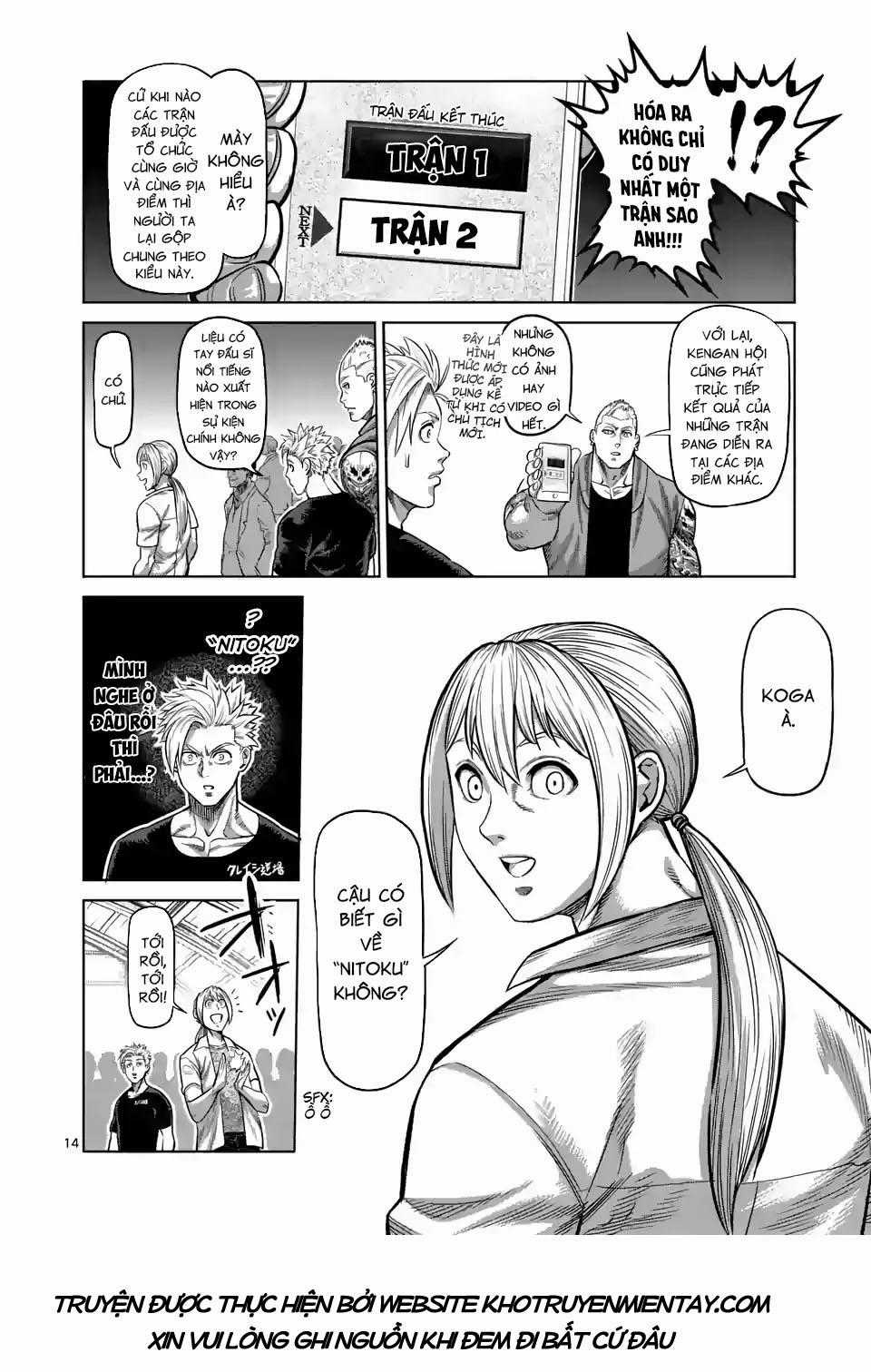 Kengan Ashura Phần 2 Chapter 20 trang 14