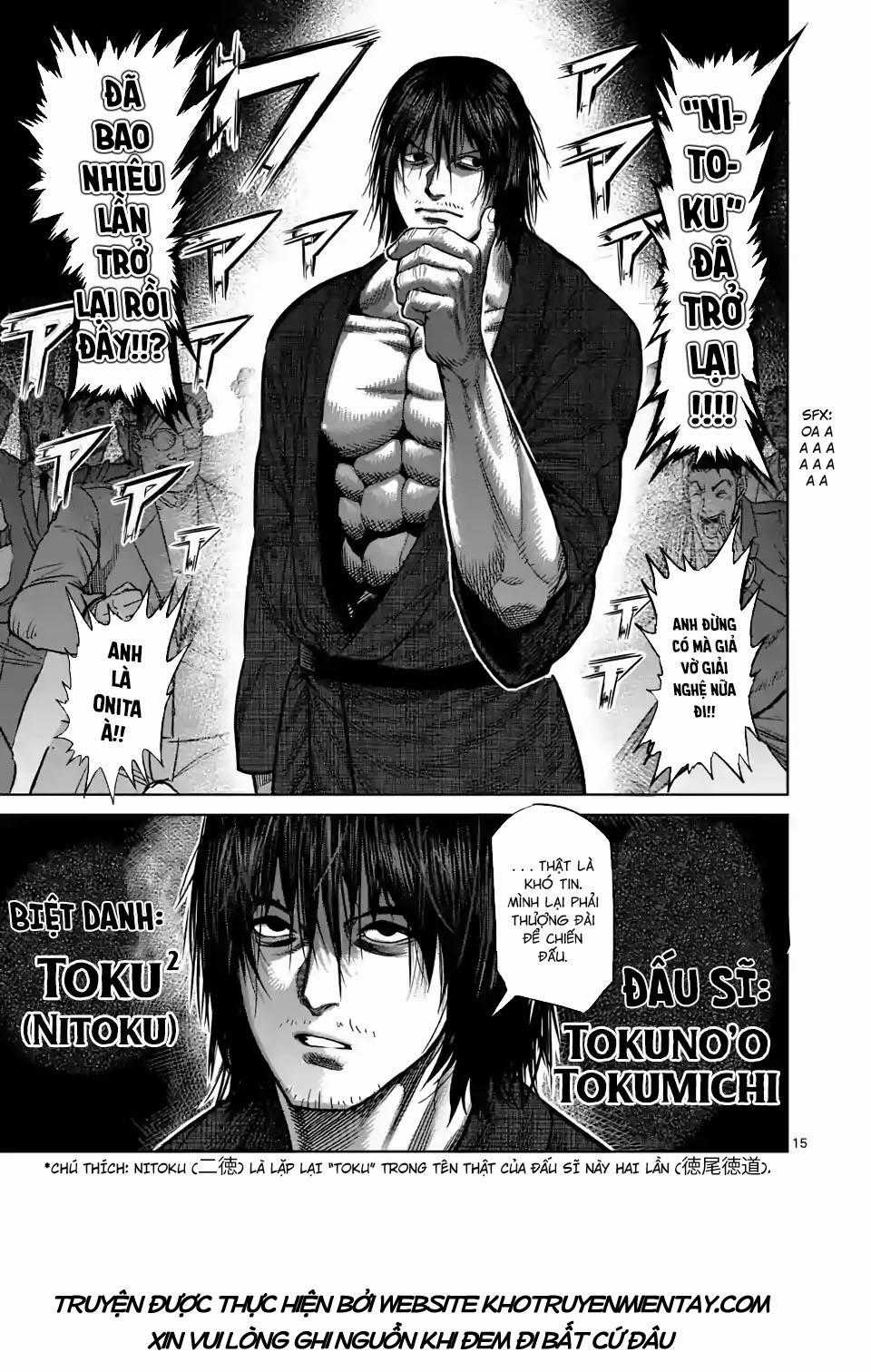 Kengan Ashura Phần 2 Chapter 20 trang 15