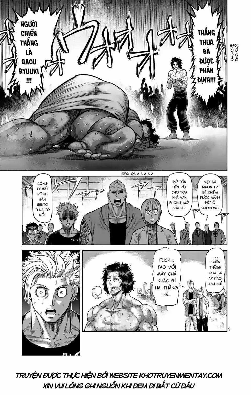 Kengan Ashura Phần 2 Chapter 20 trang 9