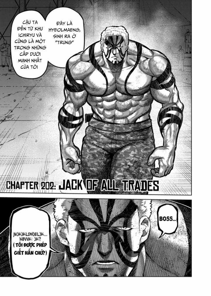 Kengan Ashura Phần 2 Chapter 202 trang 1
