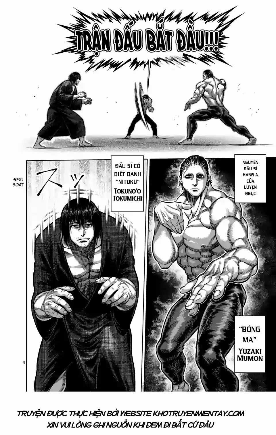 Kengan Ashura Phần 2 Chapter 21 trang 4