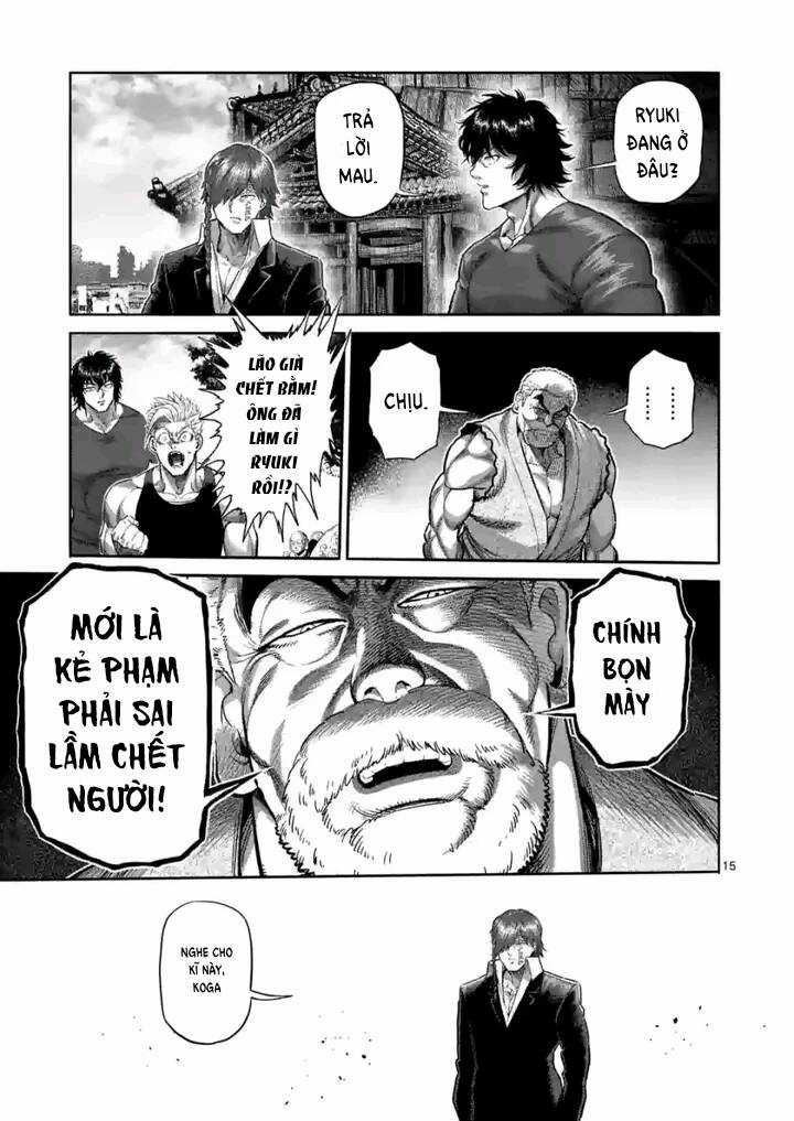 Kengan Ashura Phần 2 Chapter 210 trang 15