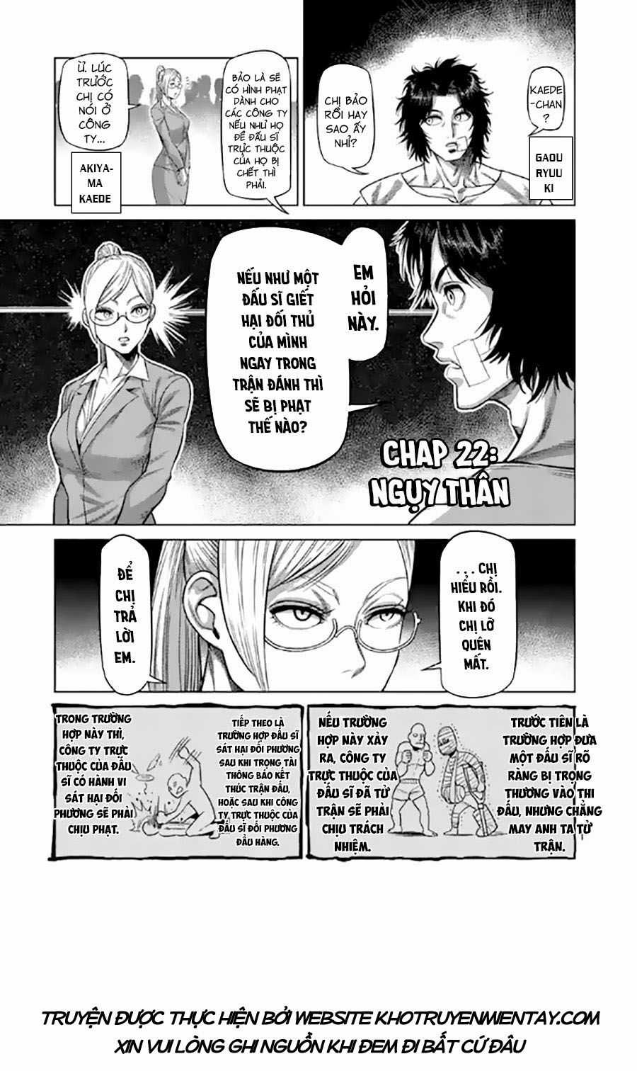 Kengan Ashura Phần 2 Chapter 22 trang 1