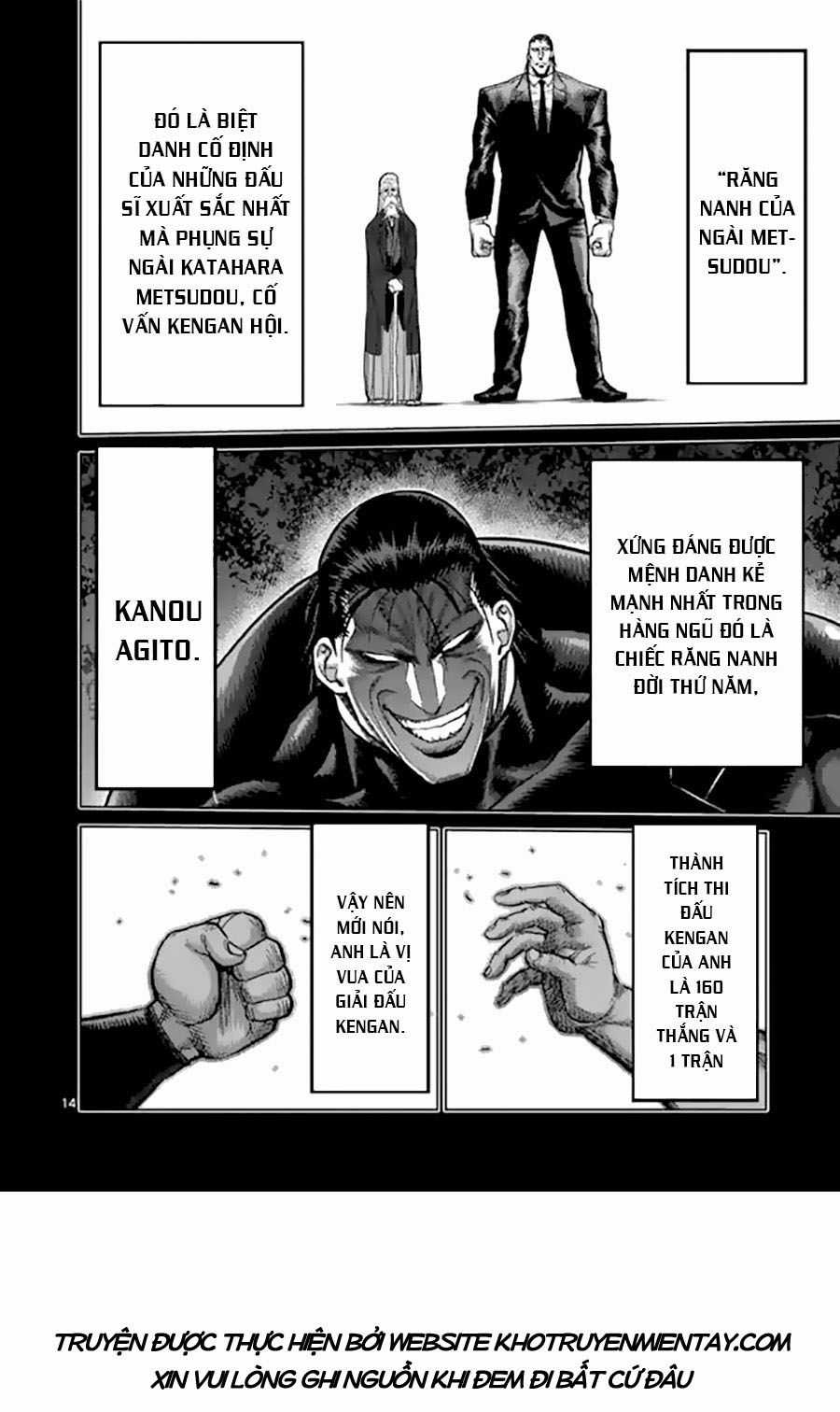 Kengan Ashura Phần 2 Chapter 22 trang 14