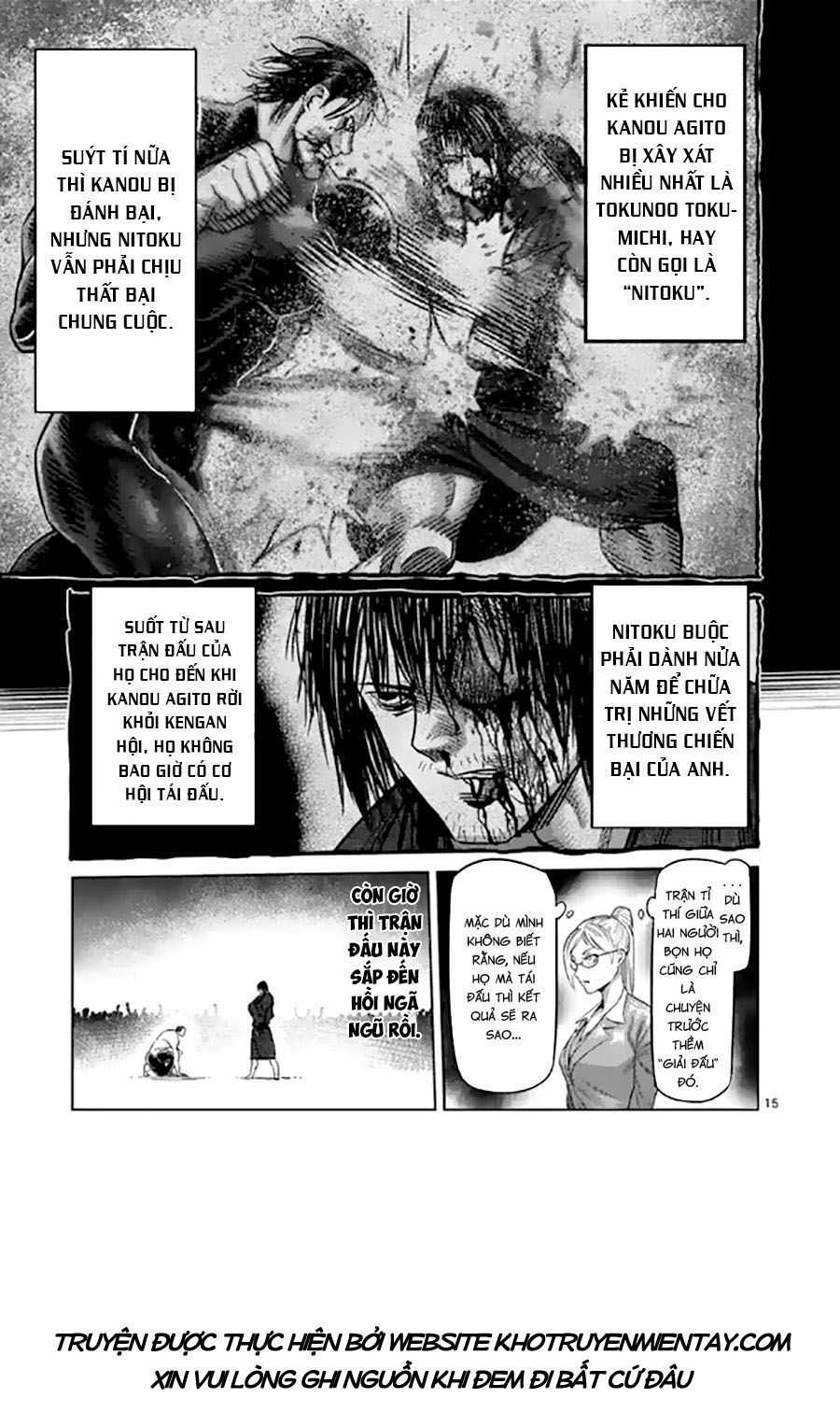 Kengan Ashura Phần 2 Chapter 22 trang 15