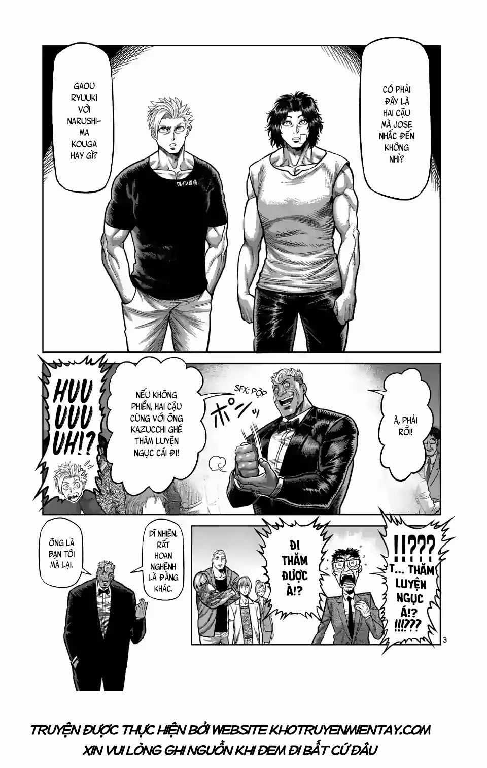 Kengan Ashura Phần 2 Chapter 23 trang 3