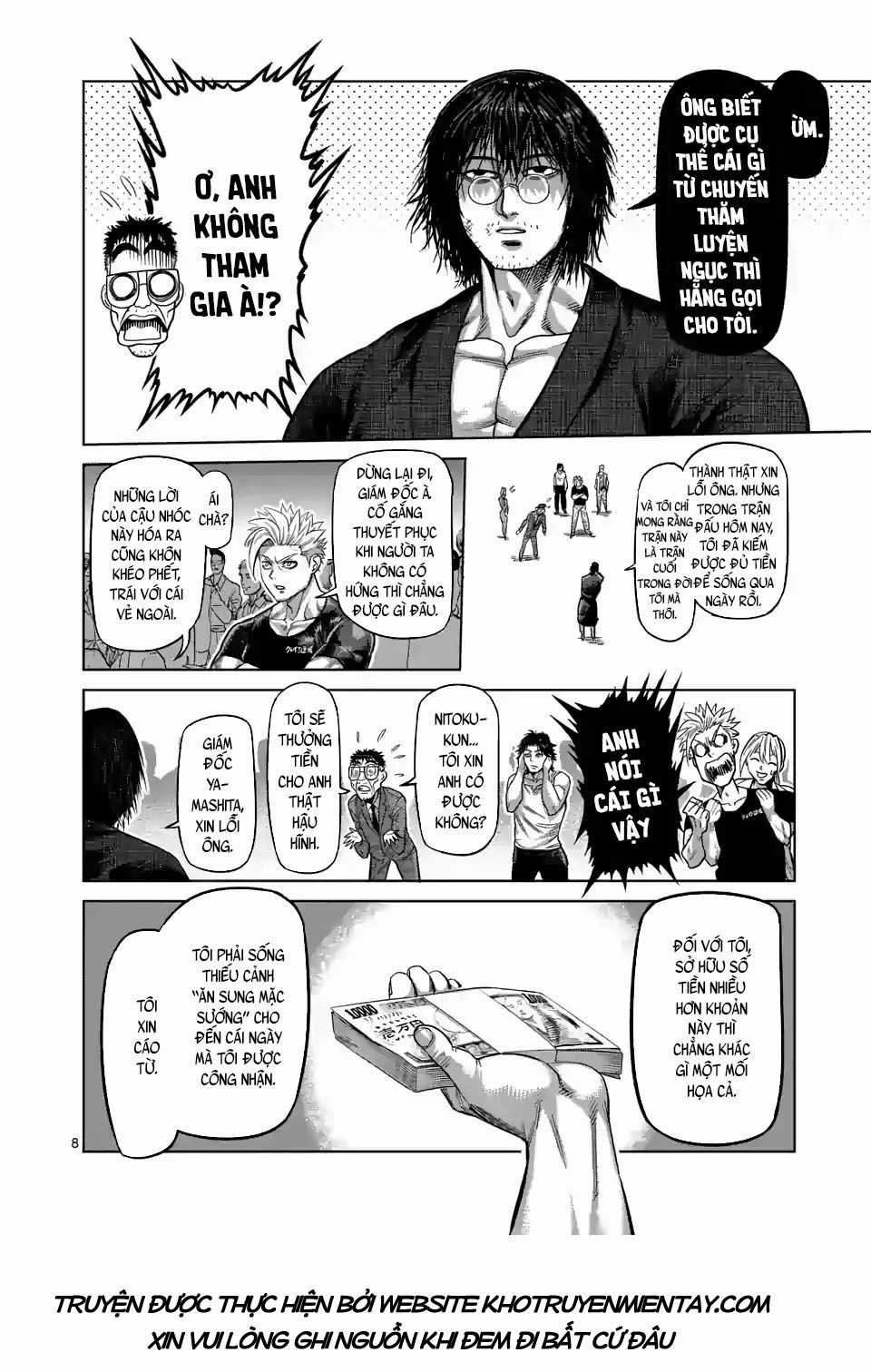 Kengan Ashura Phần 2 Chapter 23 trang 8