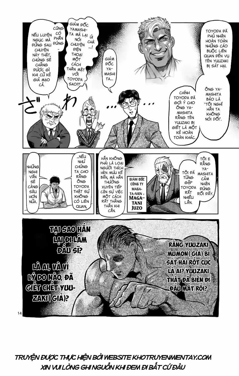 Kengan Ashura Phần 2 Chapter 24 trang 14