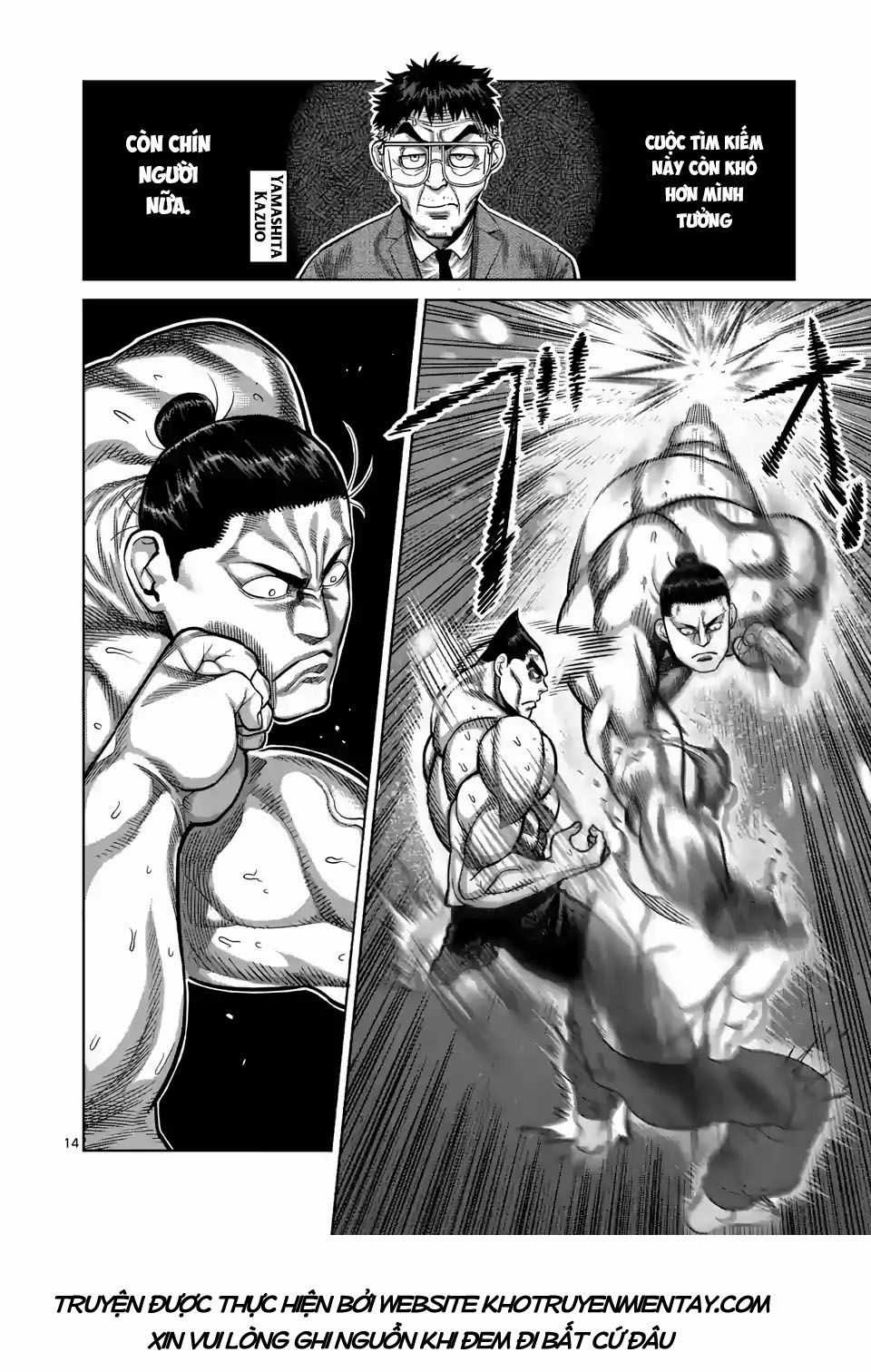 Kengan Ashura Phần 2 Chapter 25 trang 14