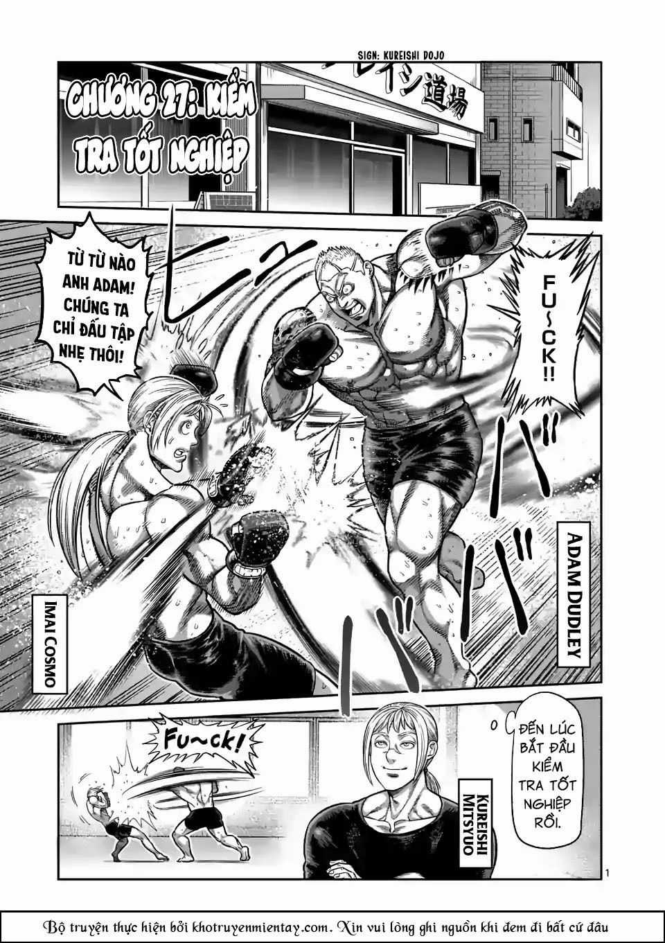 Kengan Ashura Phần 2 Chapter 27 trang 1