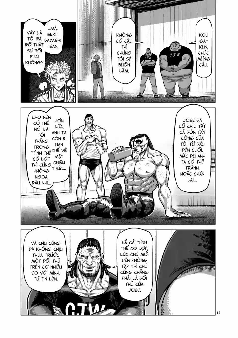 Kengan Ashura Phần 2 Chapter 27 trang 11