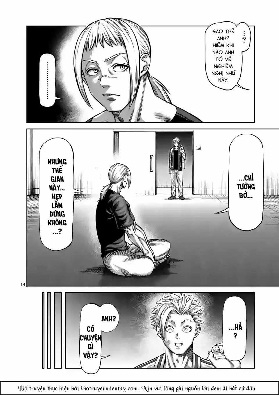 Kengan Ashura Phần 2 Chapter 27 trang 14