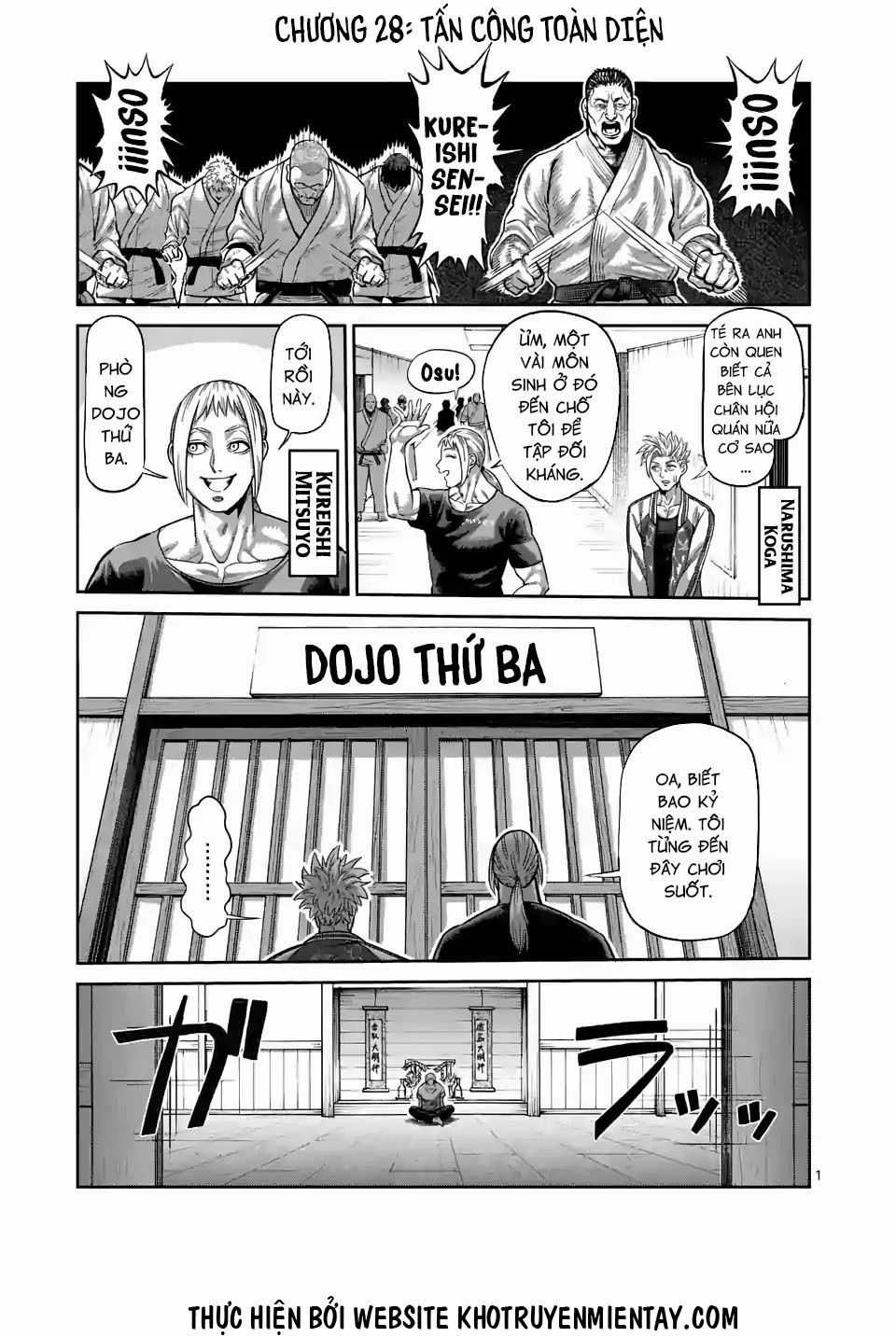 Kengan Ashura Phần 2 Chapter 28 trang 1