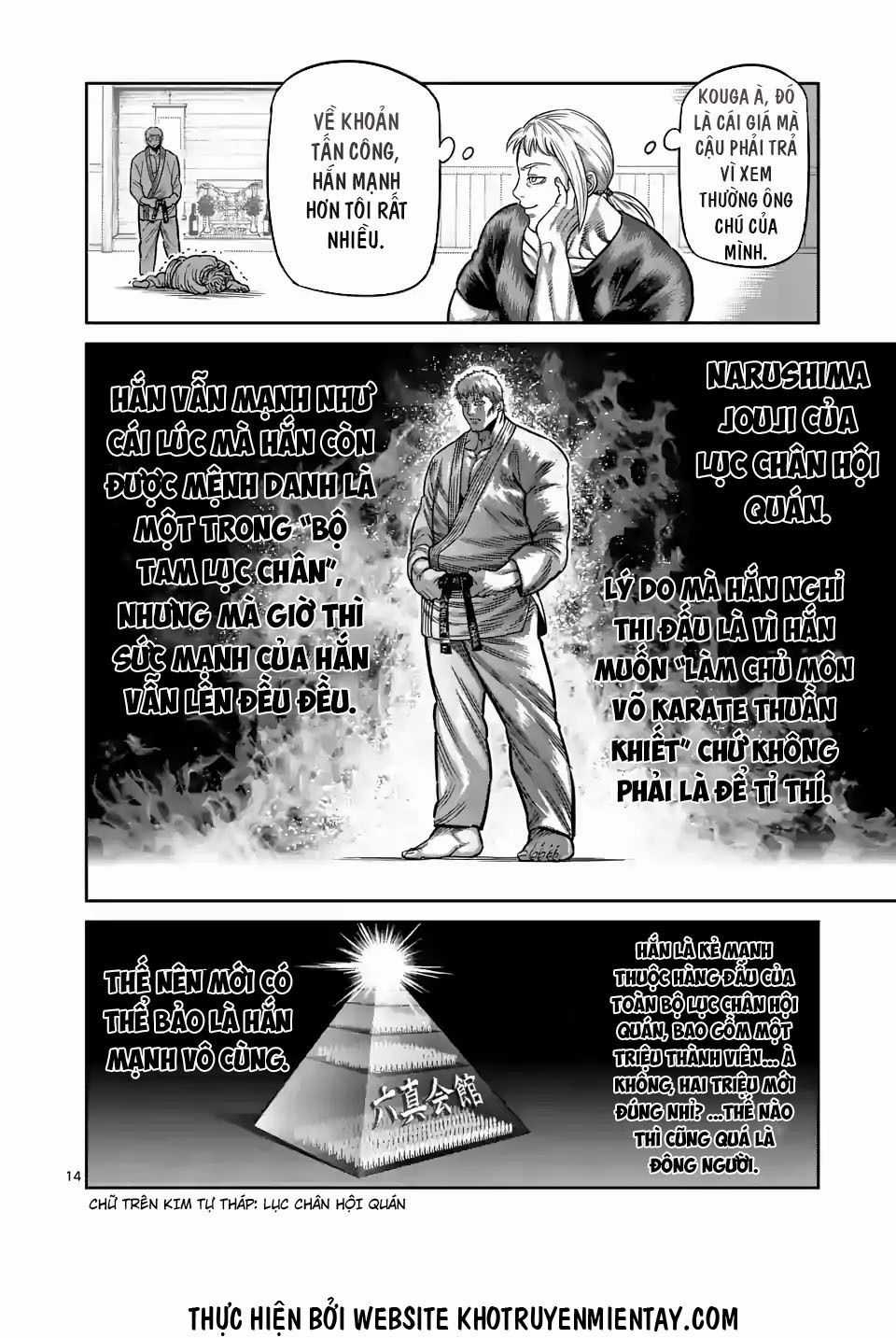Kengan Ashura Phần 2 Chapter 28 trang 14