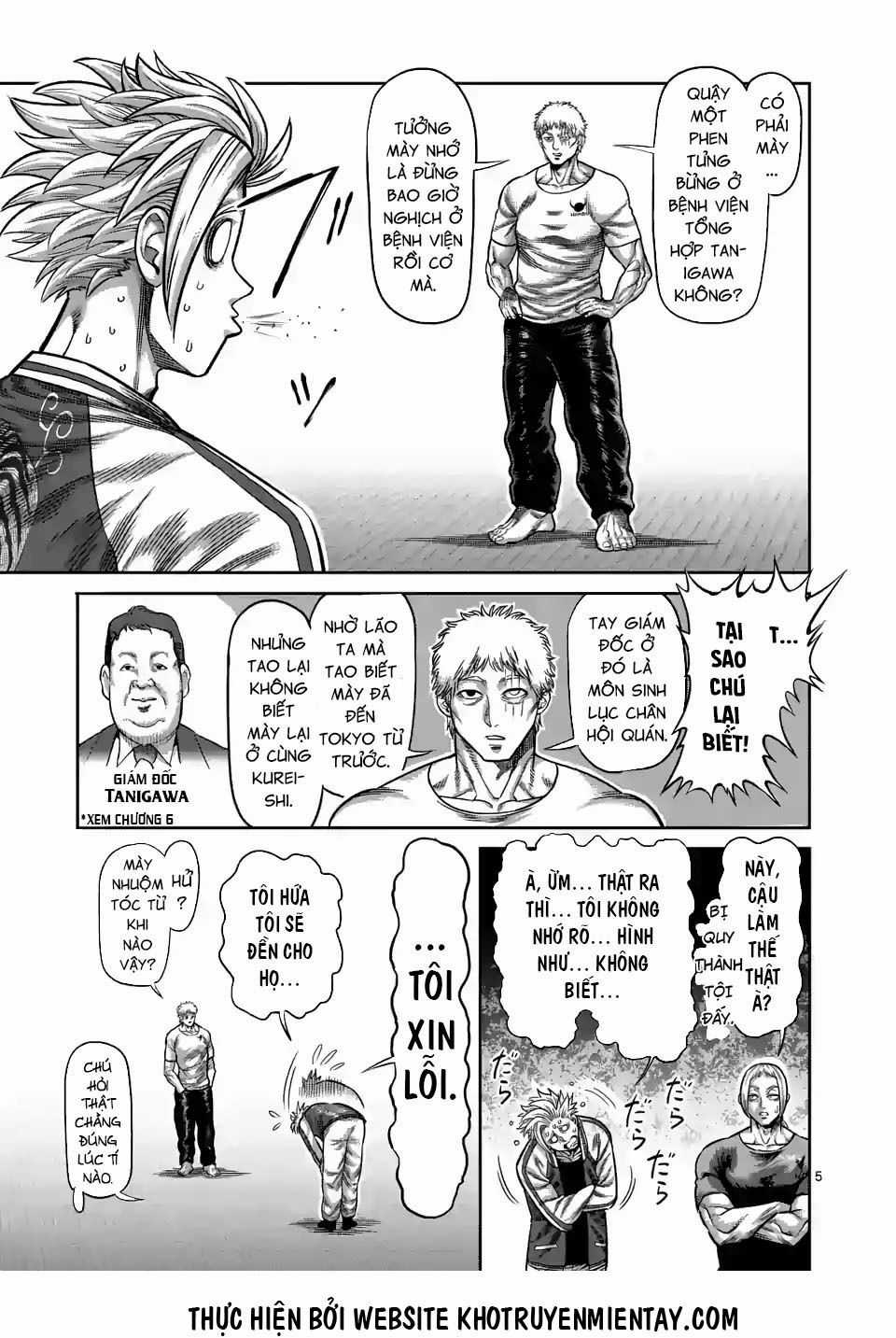 Kengan Ashura Phần 2 Chapter 28 trang 5