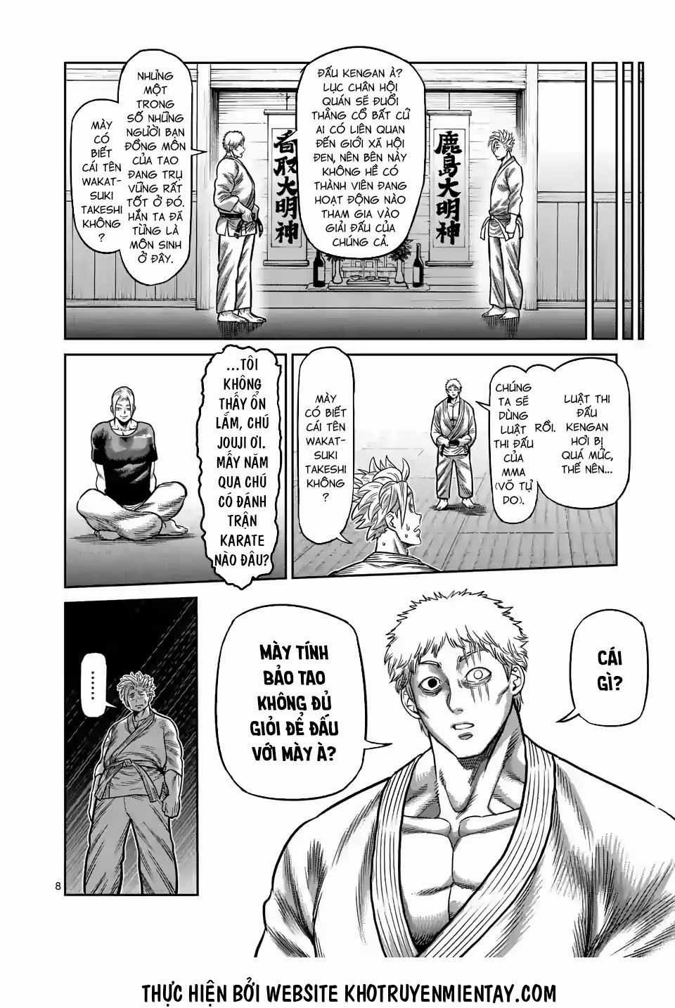 Kengan Ashura Phần 2 Chapter 28 trang 8