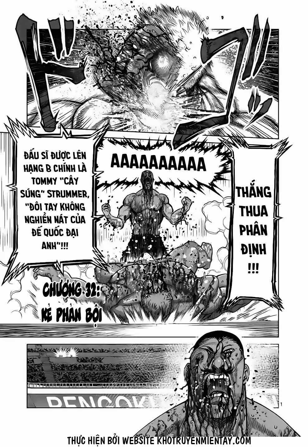 Kengan Ashura Phần 2 Chapter 32 trang 1