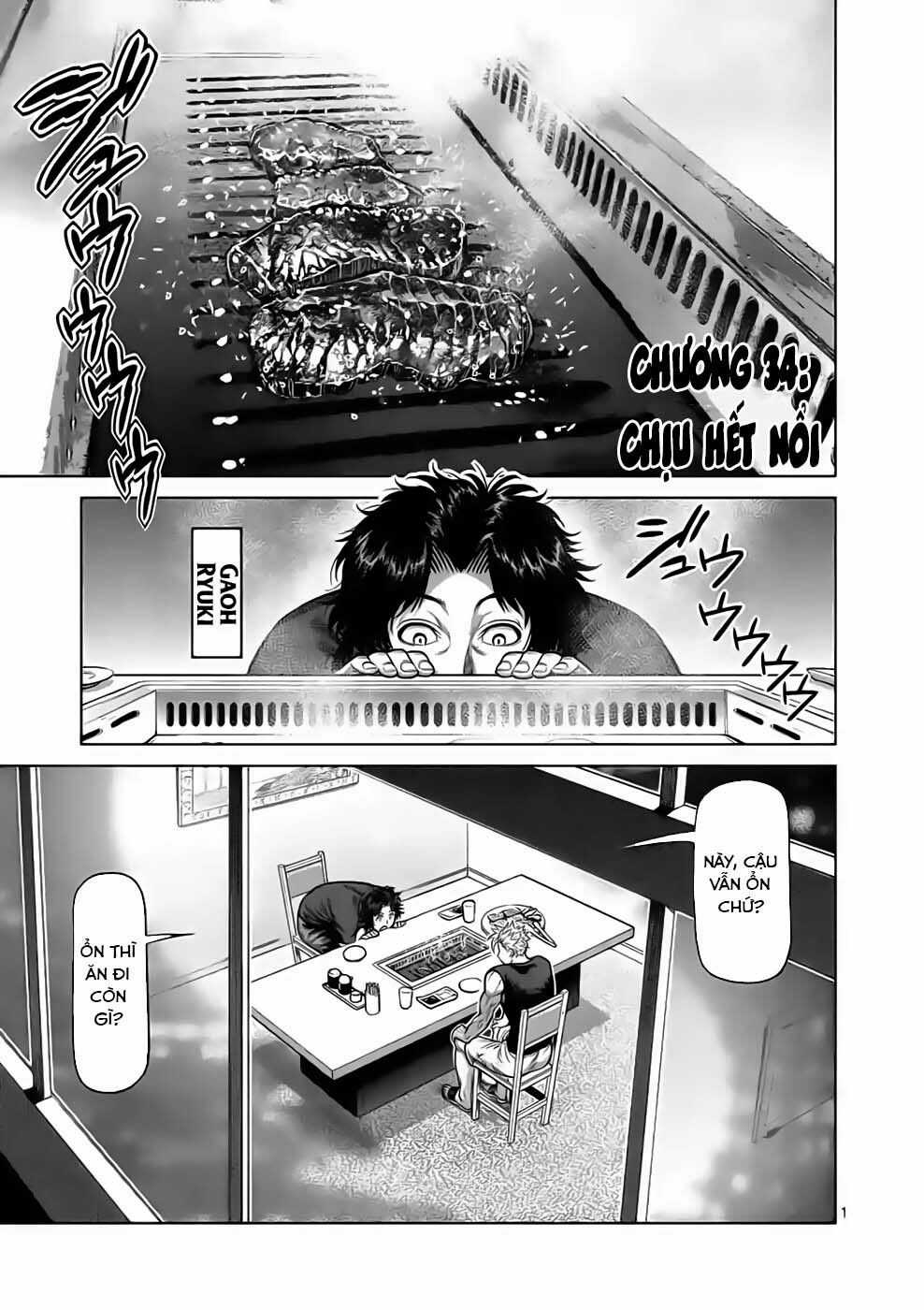 Kengan Ashura Phần 2 Chapter 34 trang 1
