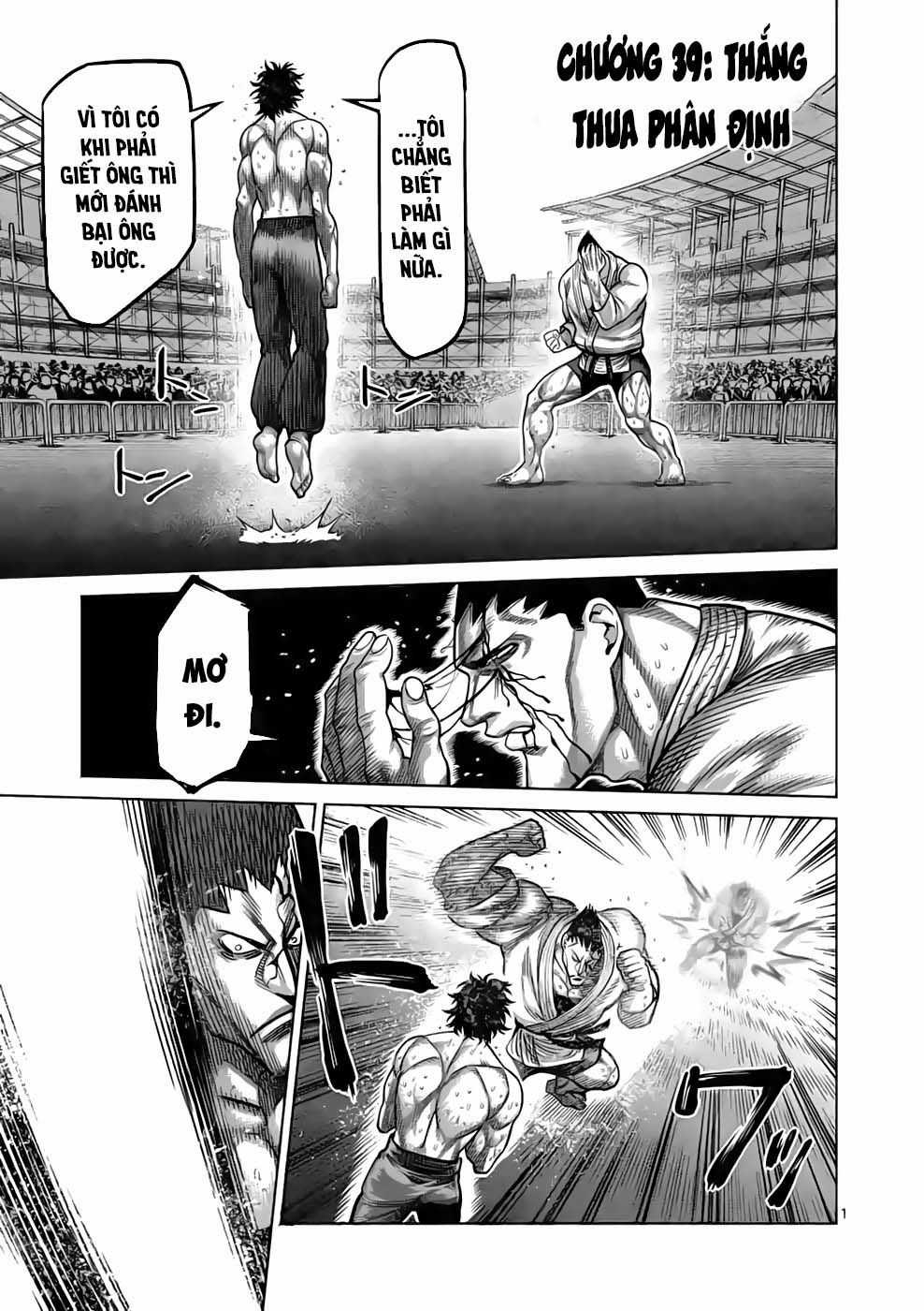 Kengan Ashura Phần 2 Chapter 39 trang 1