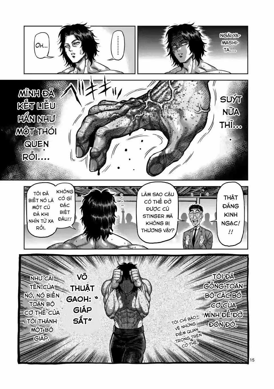 Kengan Ashura Phần 2 Chapter 9 trang 15