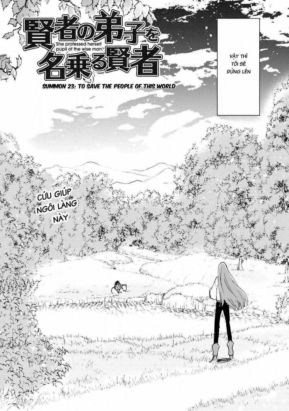 Kenja No Deshi Wo Nanoru Kenja Isekai! Chapter 23 trang 1